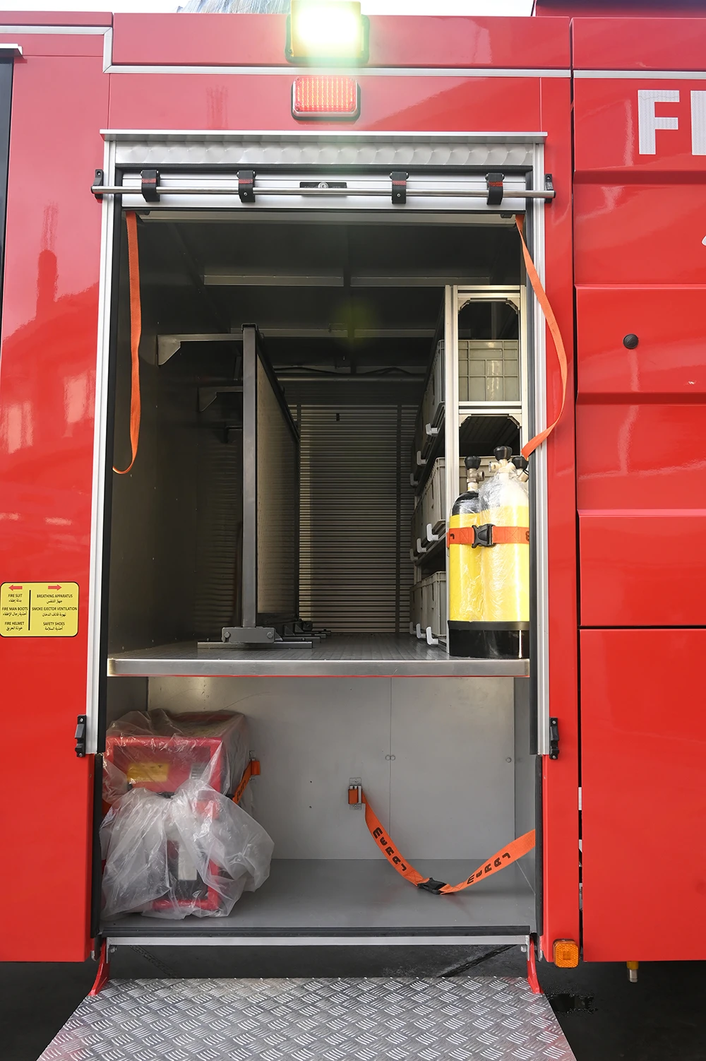 Urban Fire Truck pump panel detail